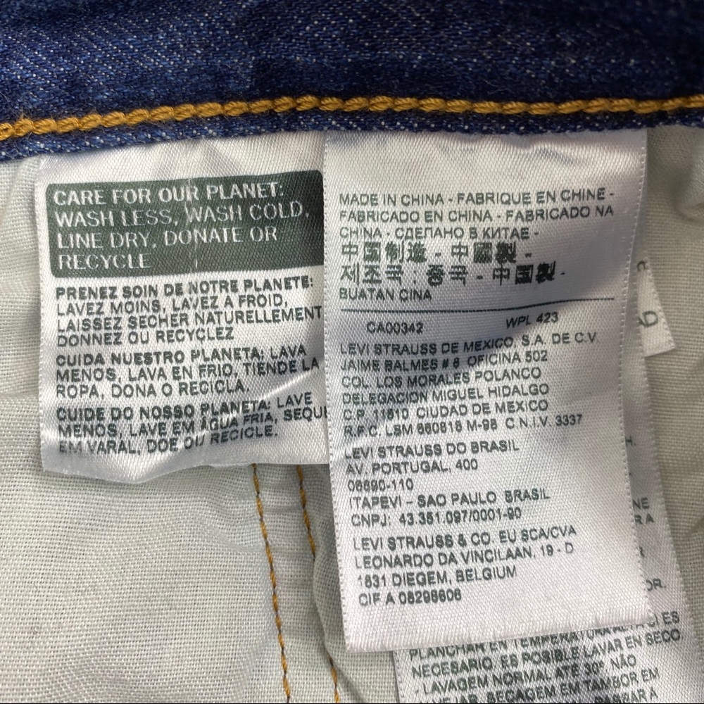 Levi’s Jeans Skinny Distress 501 Woman 26 New - Picture 6 of 8